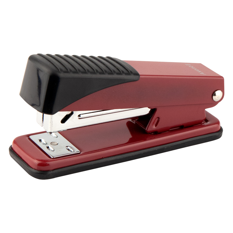 Степлер канцелярський №24/6 Axent Exakt-2 4926-06-A, металевий, 25 аркушів, червоний